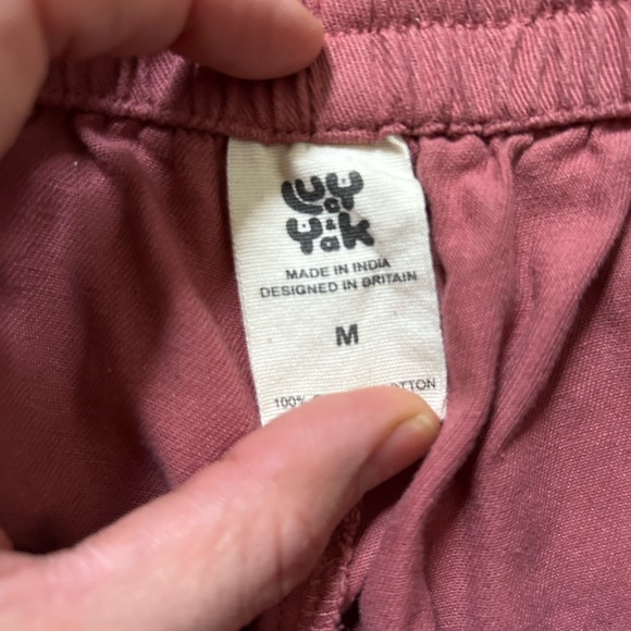 Lucy & Yak Charlie Shorts, Size M, Dusty Pink - Picture 2 of 3